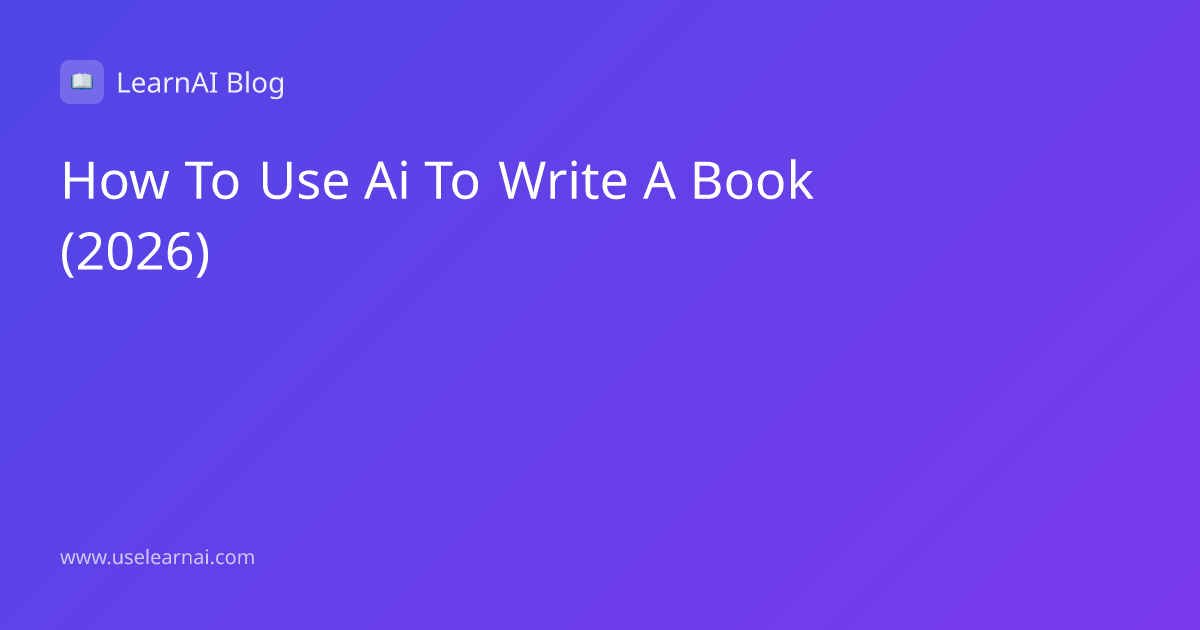 How to Use AI to Write a Book in 2026 (Without Losing Your Voice)